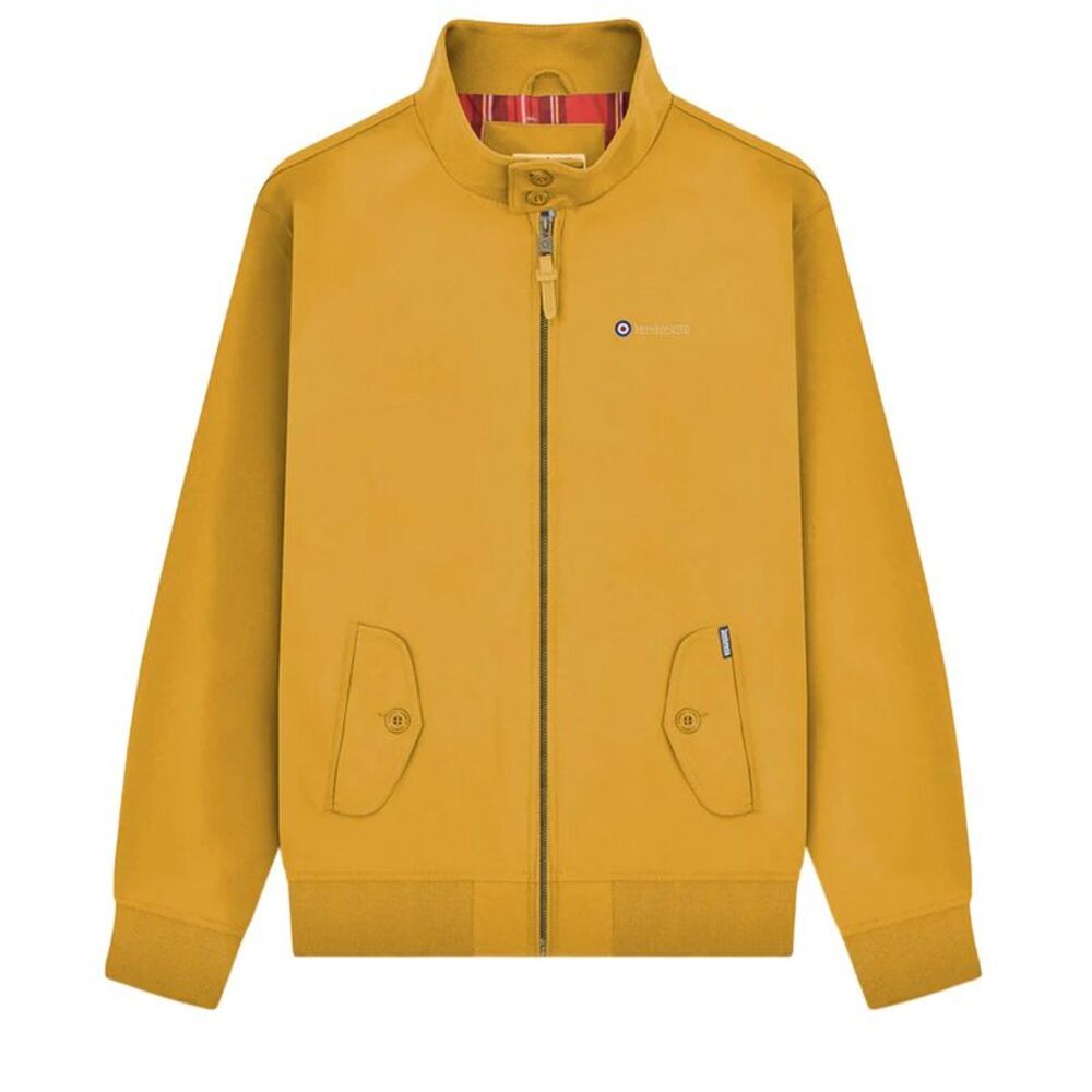 Lambretta Mens Target Shower Resistant Hoodie / Tobacco